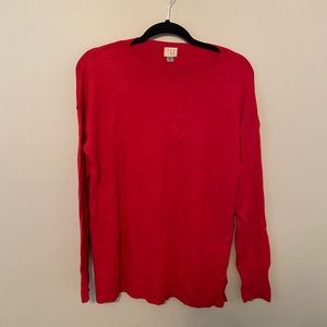 Red lightweight sweater